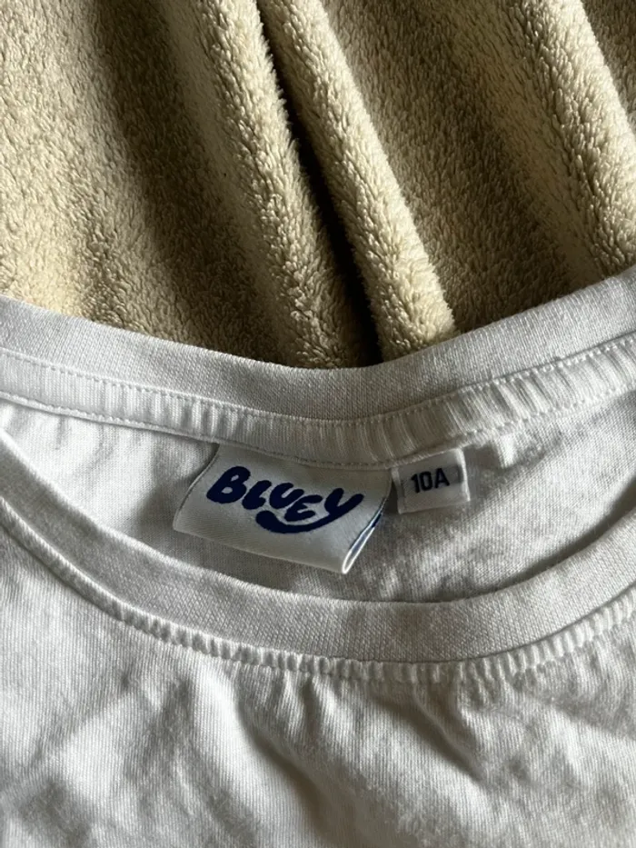TEE shirt bluey 10ans - photo numéro 3