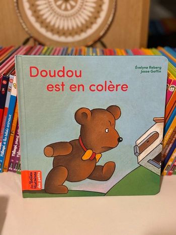 Livre doudou est en colère 