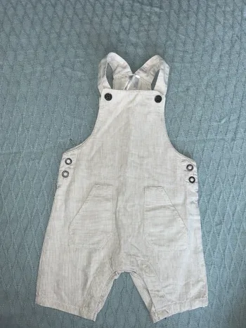 Salopette bébé beige