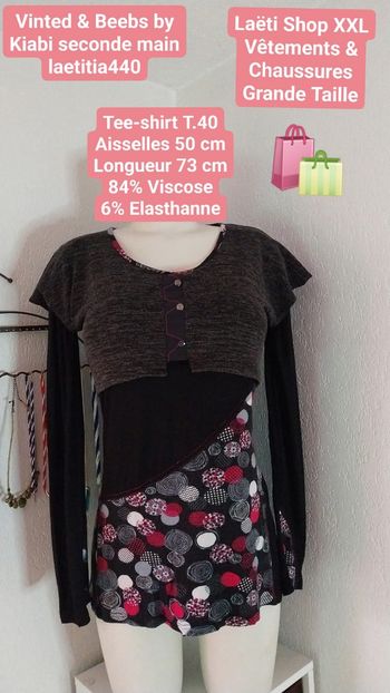Tee-shirt femme T.40
