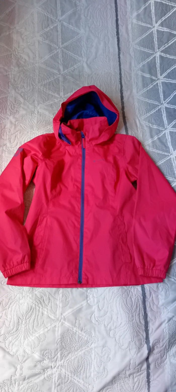 Coupe vent quechua fuschia fille 12 ans décathlon - photo numéro 2