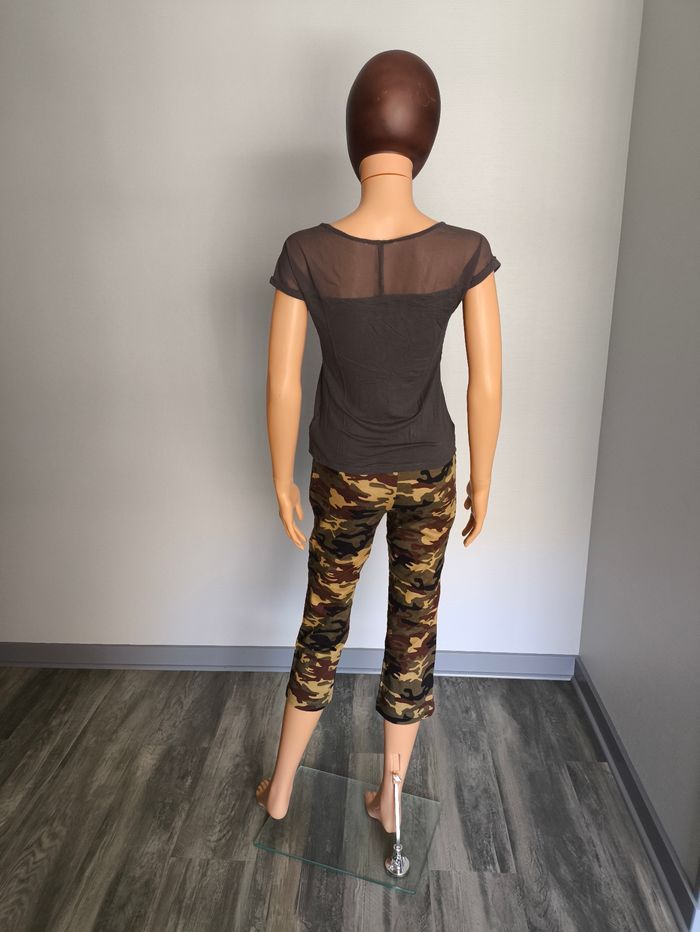 Pantacourt camouflage femme 3 Suisses – Taille 36 – Bon état. - photo numéro 4