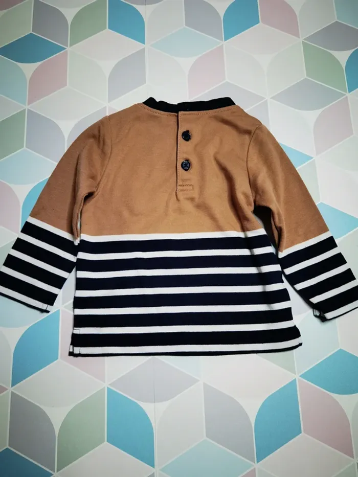 D4607 - tee-shirt garçon 12 mois - photo numéro 3