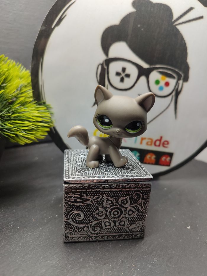 lps01213 My Littlest Petshop Pet Shop LPS Authentic Cat Main Coon 1059 Hasbro