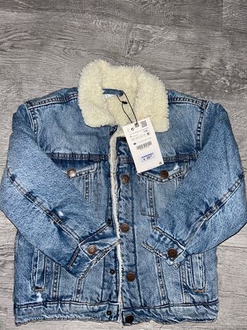 Veste en jean fourree Zara