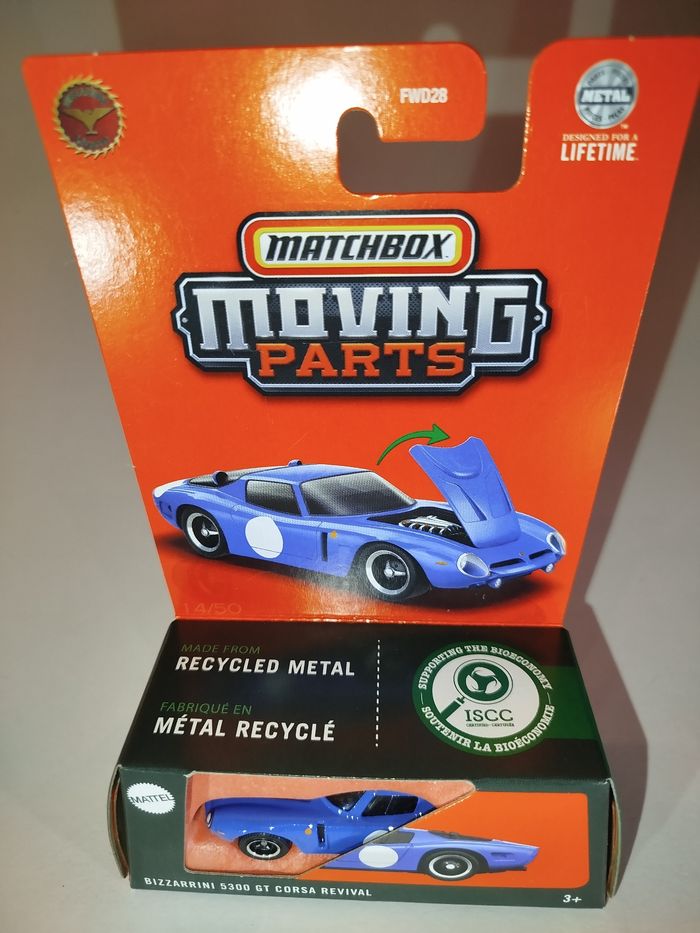Matchbox Bizzarrini 5300 GT Corsa Revival Moving Parts - photo numéro 9