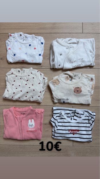 Pyjama coton 1 mois