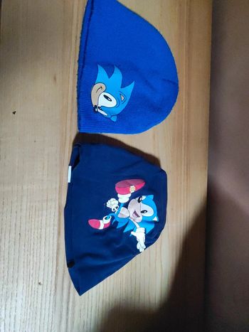 Lot de 2 bonnets sonic