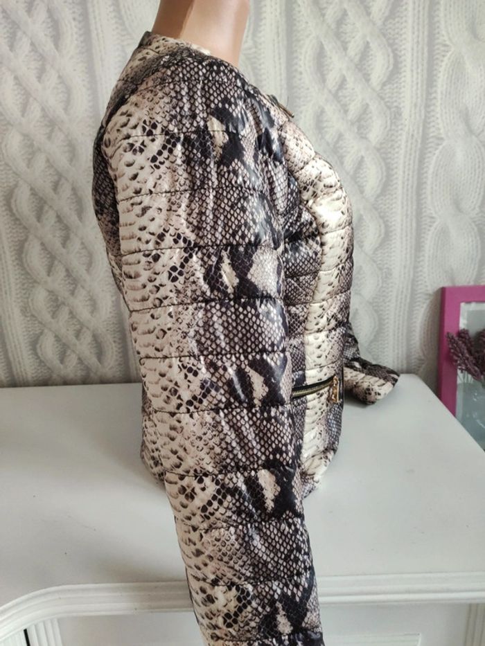 Doudoune imprimé python t38 - photo numéro 2