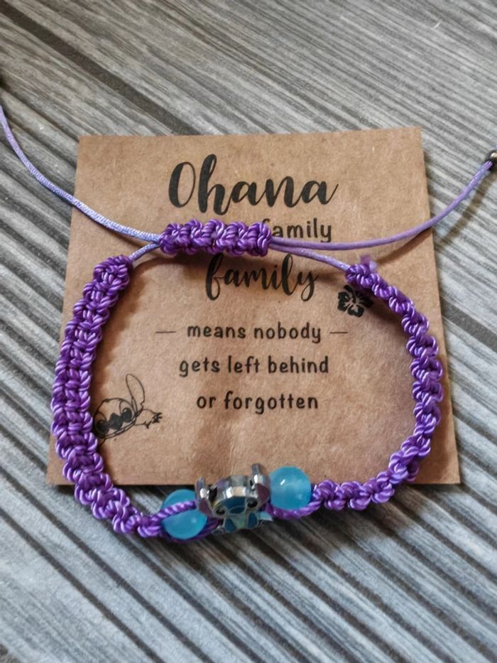 Bracelet ajustable stitch - photo numéro 3