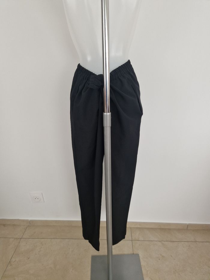Pantalon élastique noir - photo numéro 4