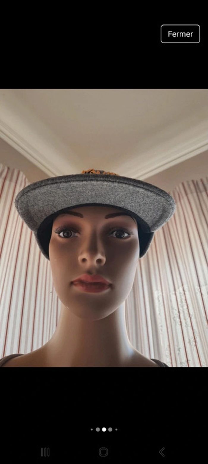 Casquette grise Ripndip réglable 50% laine - photo numéro 5