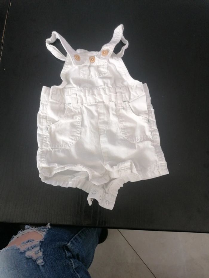 Salopette short 9 mois