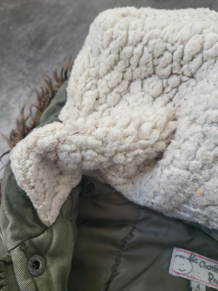 Manteau fille 4 ans Charlie et Prune bon état - photo numéro 7