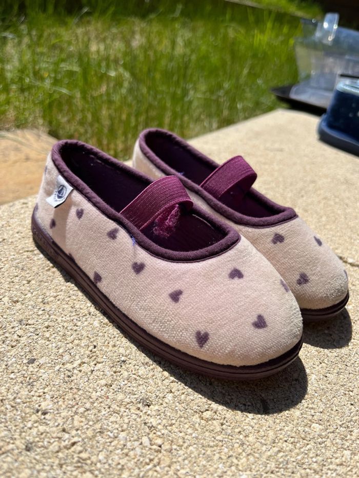 Chausson Petit Bateau taille 27 petit cœur 💜 - photo numéro 4