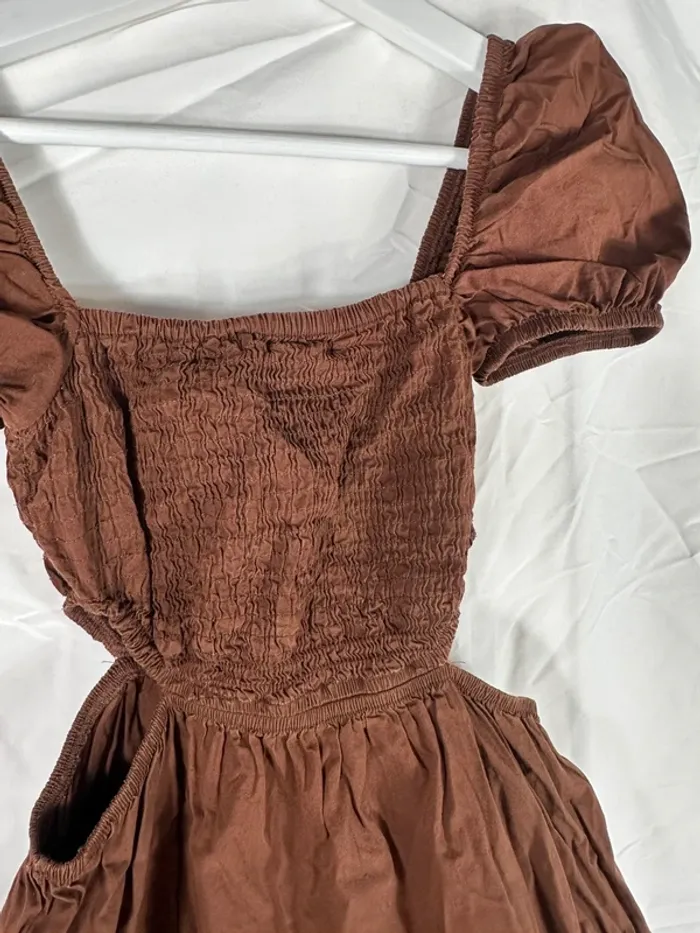 Petite robe marron Bershka - photo numéro 5