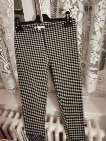 Leggins " écossais pied de poule chaud"