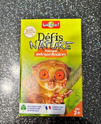 Bioviva - Défis nature - animaux extraordinaires avec une carte collector