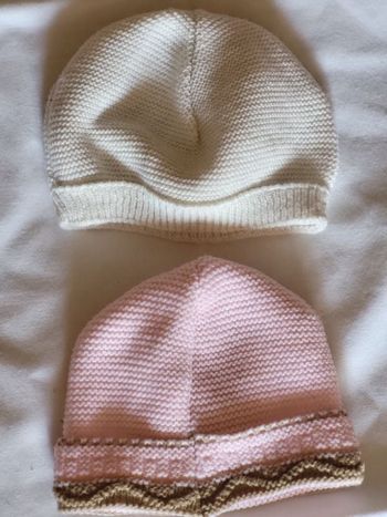 Lot de 2 bonnets