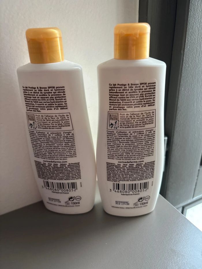 Lait hydratant Protège & Bronze SPF 30 : Lot de 2 - photo numéro 3