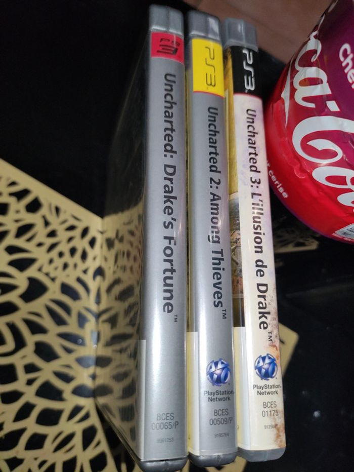 Lot de 3 jeux Playstation 3 Uncharted - photo numéro 3