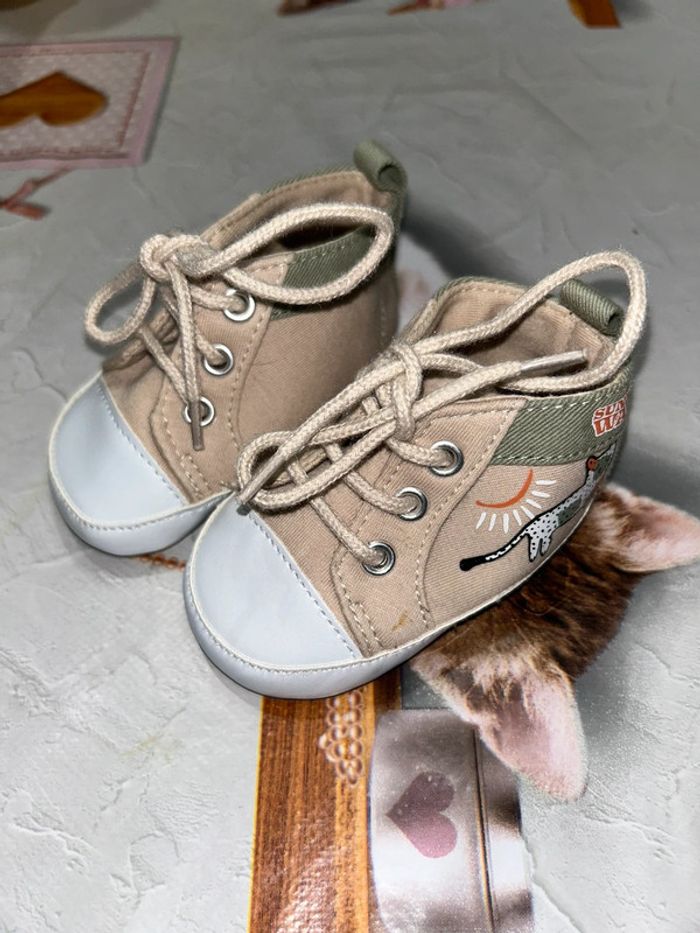 Chaussures bébé garçon taille 3-6 mois - photo numéro 2