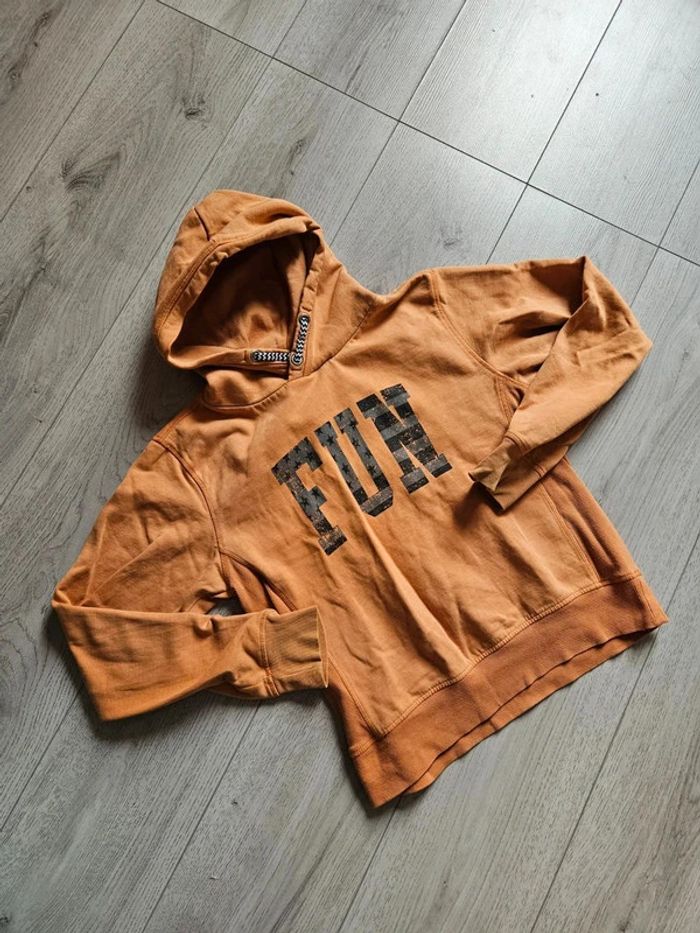 Sweat à capuche tape à l'oeil 14 ans