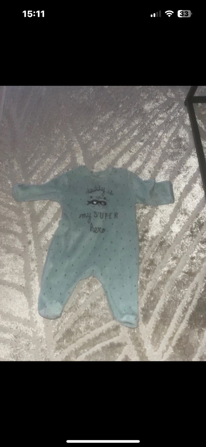 Pyjama bébé 1mois - photo numéro 4