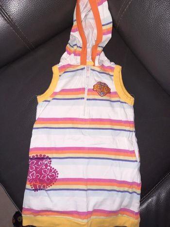 Robe d'été fille 3 ans avec capuche