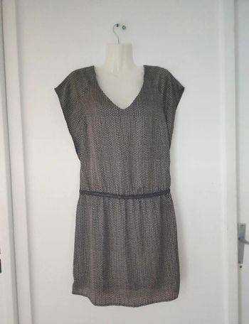 Robe chic manches courtes femme