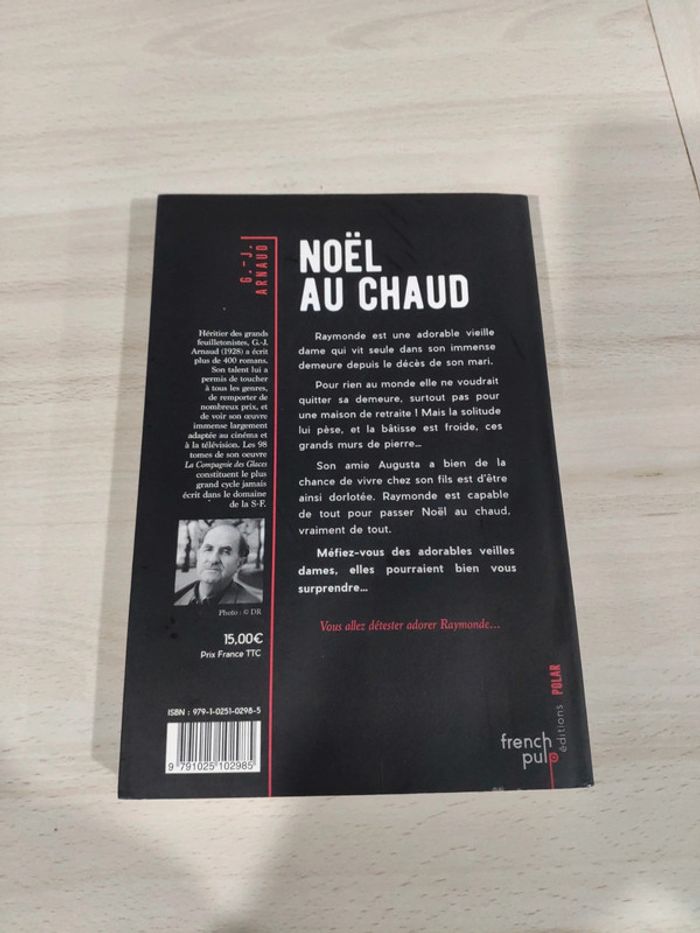 Livre grand format Noël au chaud Arnaud french Pulp polar policier - photo numéro 6