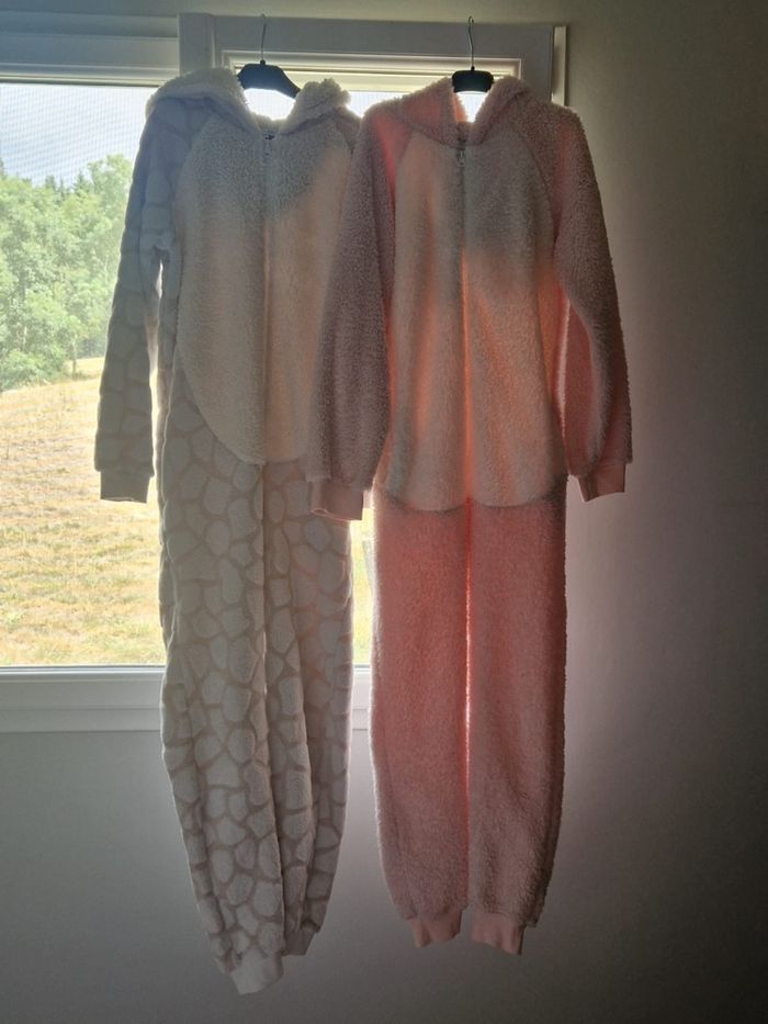 pyjama 1 pièce licorne et girafe - photo numéro 2