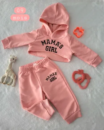 Ensemble de jogging saumon 09mois