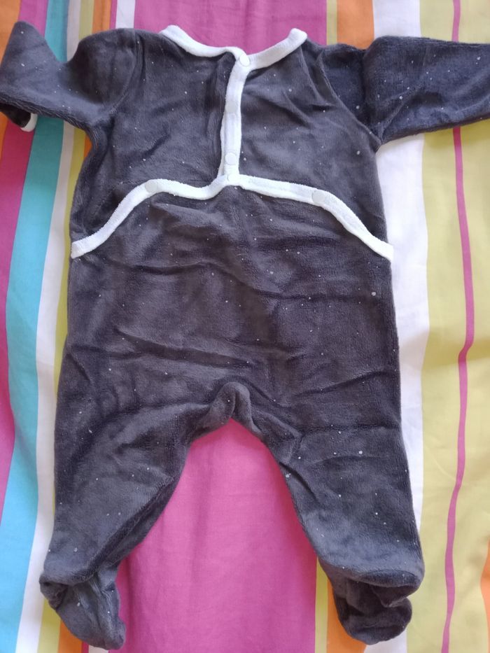 Pyjama noir mouton nuage du pareil au même 1 mois - photo numéro 2