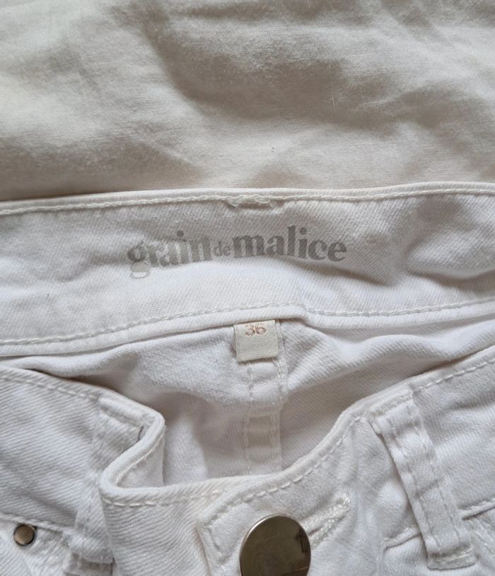Jeans blanc t36 - photo numéro 2