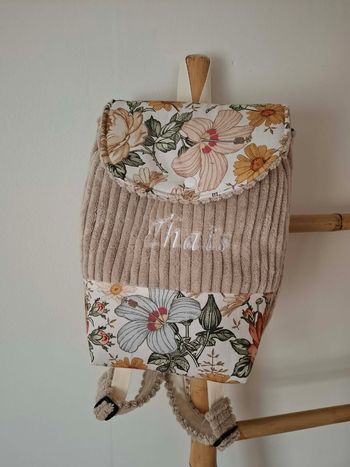 Sac à dos fleurs
