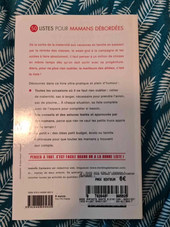 Livre 50 liste pour maman débordées - photo numéro 2