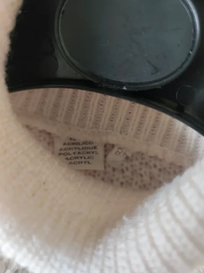 Pull en maille 48 crème fabriqué en Italie - photo numéro 4