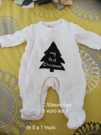 Vêtements bébé garçon 0-1 mois
