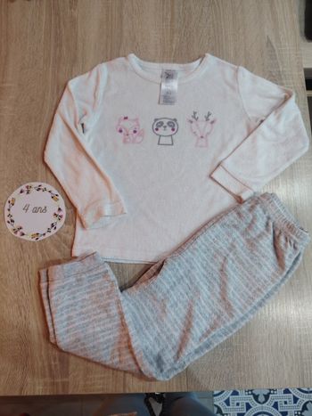 Pyjama 2 pièces fille 4 ans poco piano