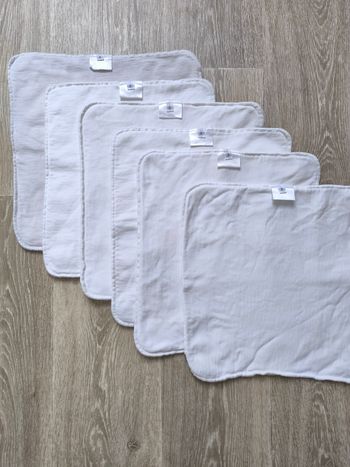 Lot de 6 inserts coton Hamac