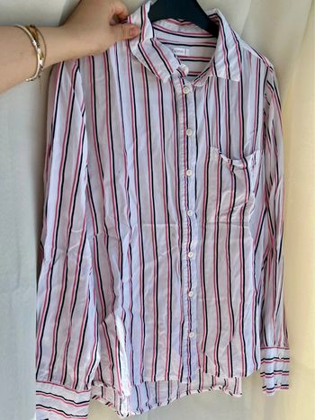 Chemise à rayures femme