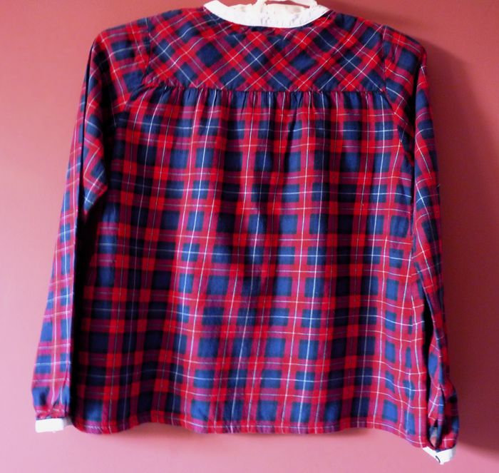 chemise fille 10 ans jacadi carreaux 10 ans TBE manches longues - photo numéro 4