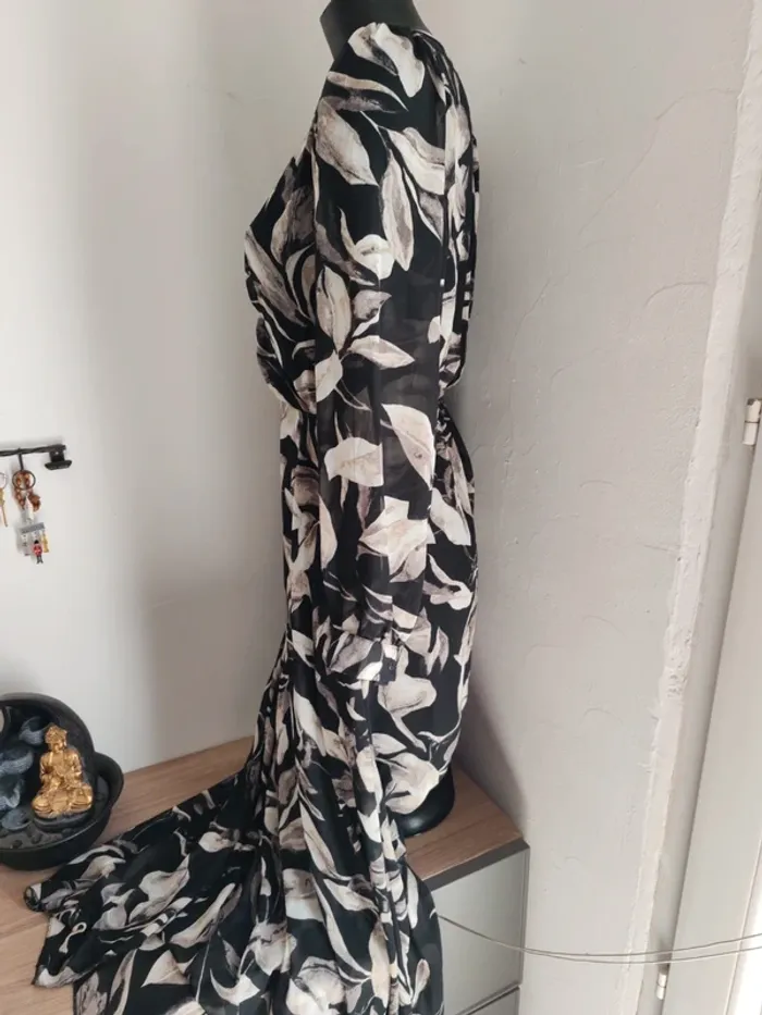 Robe maxi mi-saison taille s-m - photo numéro 5