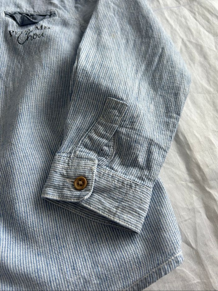 Chemise bleu « pti mec chou » - photo numéro 2