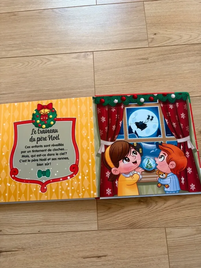 Livre histoire et puzzles de Noël - photo numéro 3