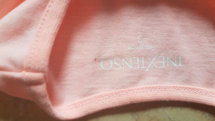 T shirt été fille 3 ans pêche In extenso - photo numéro 2