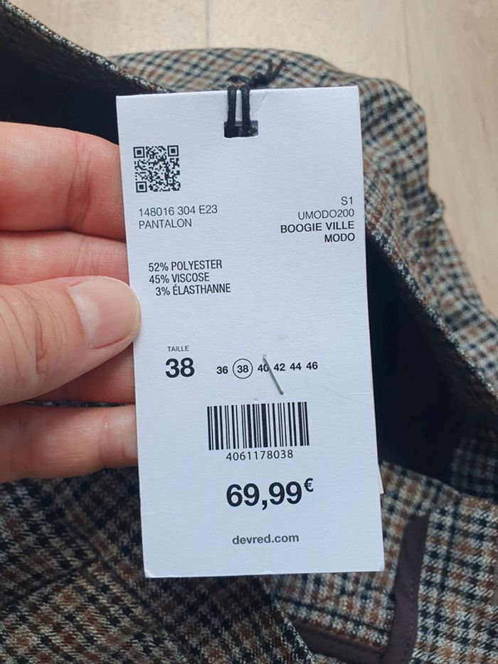 Pantalon DEVRED pied de puce taille 38 - photo numéro 5