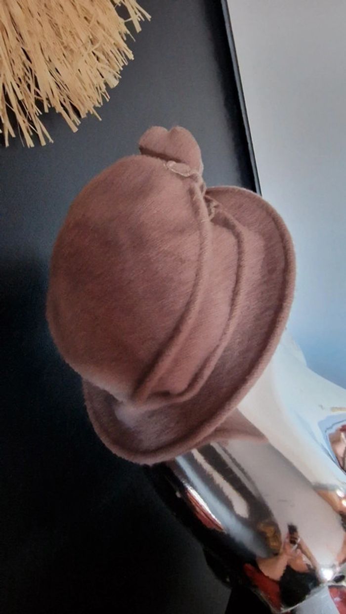 Chapeau hiver marron - photo numéro 5