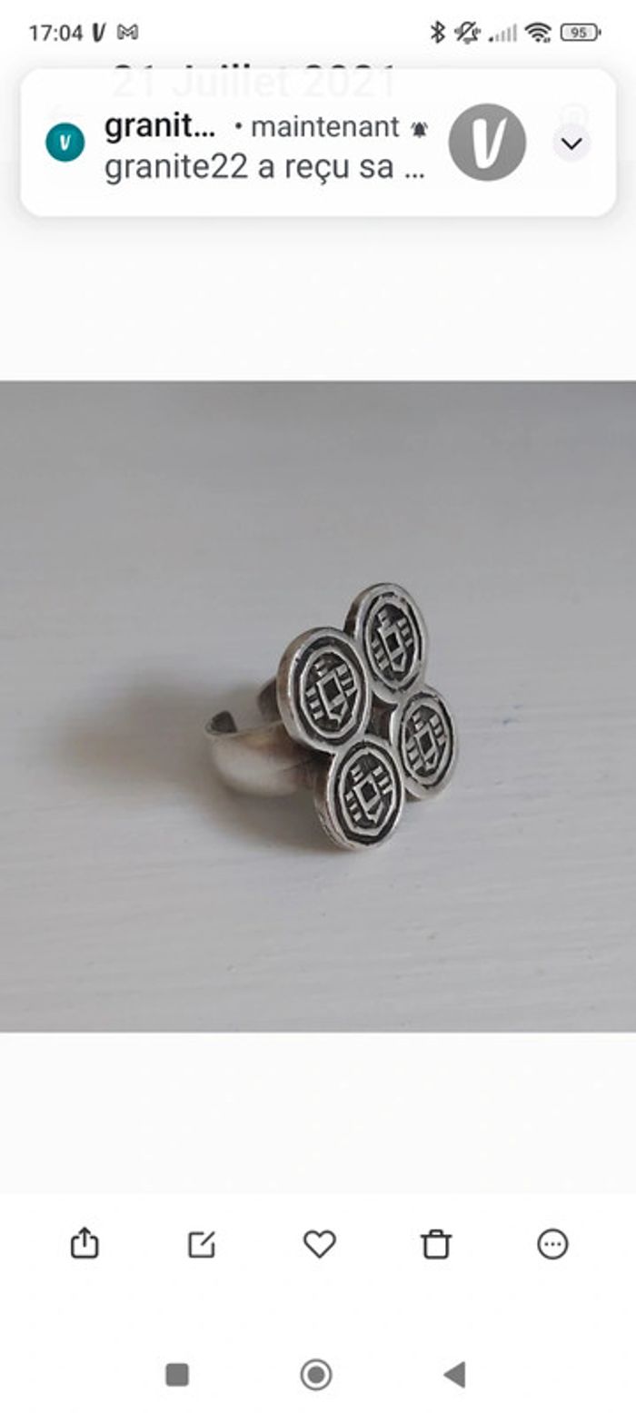 Bague Roberto Leonardi neuve - photo numéro 3